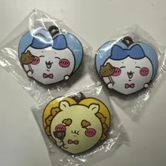 ちいかわ ハートのラバーマスコット ハチワレ シーサー3点セット