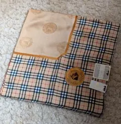 Burberrys☆絲棉大型手帕。圍巾 膝蓋毯