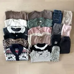 ベビー服 秋冬服 まとめ売り 女の子 90-95cm 19点
