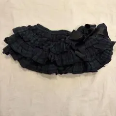 タータンチェック フリルパンツ