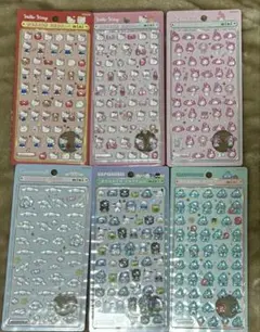 ボンボンドロップシール　ミニ　サンリオ 6種セット