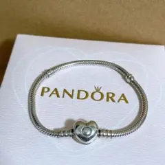 PANDORA パンドラ ハートクラスプ ブレスレット サイズ19cm 正規品 