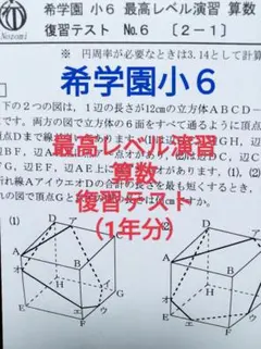 【ほぼ書き込みなし原本】希学園　小2最高レベル演習　国語　テキスト ほぼ書き込みなし原本】希学園 小2最高レベル演習 国語 テキスト