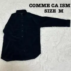 COMME CA ISM 　コーデュロイシャツ　長袖 ネイビーM[156]
