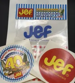 沖縄　JEF 40周年記念　ステッカーセット　オマケ付き　A&W