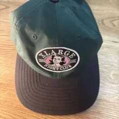 XLARGE キャップ ダークグリーン/ブラック