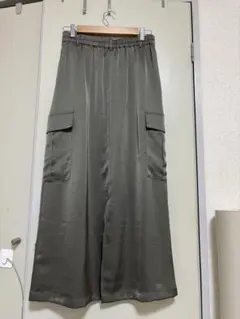 ロングスカート サイドポケット付き
