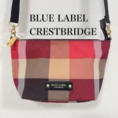 BLUE LABEL ショルダーバッグ　ブルーレーベル　チェック柄