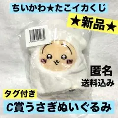 【ちいかわ★たこイカくじ♡C賞うさぎ】ぬいぐるみS新品未開封　匿名 送料込