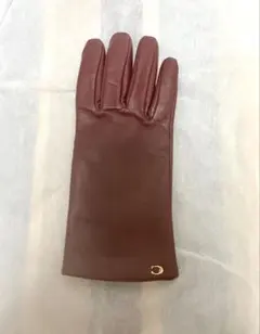 未使用品タグ付　コーチ　COACH レディース　シープレザー　革手袋　本革　紺色 未使用品タグ付 コーチ COACH レディース シープレザー 革手袋