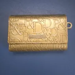 Pinky&Dianne 三つ折り財布 ゴールド ロゴ型押しのサムネイル