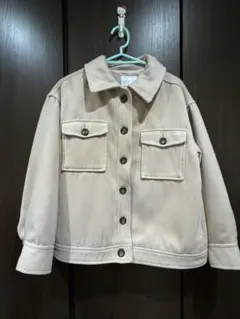 ベージュ 胸ポケットジャケット ハニーズ