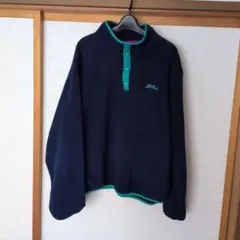 L.L.Bean ネイビー フリースジャケット　90年代後半　ヴィンテージ