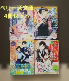 ベリーズ文庫8月新刊 ベリーズ文庫2冊 ベリーズ文庫with2冊 合計4冊 