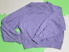 SNIDEL スナイデル スウェット トレーナー パープル