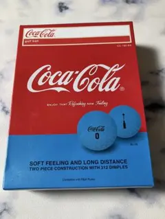 Coca-Cola ゴルフボール ブルー 312ディンプル