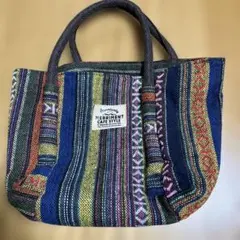 マルチカラー ストライプ トートバッグのサムネイル
