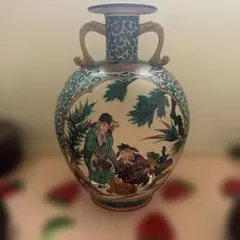 九谷焼 古九谷 秀仙 花瓶 花器 壺 25カ129 - メルカリ