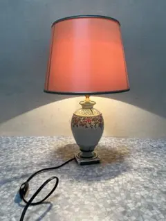 昭和レトロ　ヴィンテージ　花柄　フロアライトスタンド　一式　松下電器　マリメッコ 昭和レトロ ヴィンテージ 花柄 フロアライトスタンド 一式 松下電器