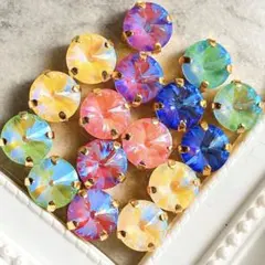 ꫛꫀꪝ✧‧˚AA級ミルキーcolor10mmリボリアソート16個