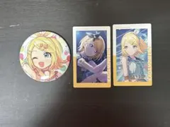 鏡音リン　エピカ　箔押し　缶バッジ　セット