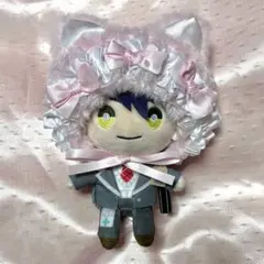 にじぬい ぬい服 ヘッドドレス 被り物 かぶりもの ピンク ねこ 3