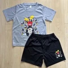 Mミッキーマウス Tシャツ＆ショートパンツセット