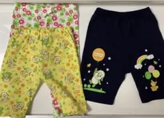 レギンスパンツ ズボン 半ズボン 3枚セット 90cm 100cm わんわん