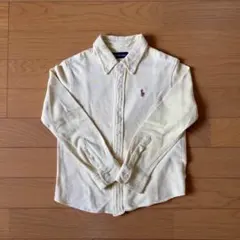 RALPH LAUREN シャツ 110 クリームイエロー