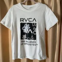 RVCA Tシャツ 白 ホワイト L半袖 サーフ メンズ ルーカ 49