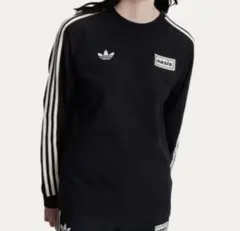 adidas × Oasis ツアー スリーストライプス 長袖Tシャツ　黒