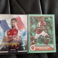 Topps アーセナル ガブリエル サリバ 2枚セット