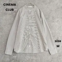 ✨️超美品✨️シネマクラブ　長袖シャツ　ブラウス　黒白　チェック柄　M