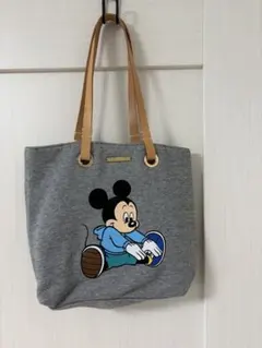 サマンサタバサ　ミッキーマウス トートバッグ グレー
