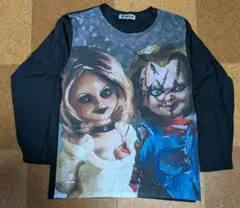 チャイルドプレイ『チャッキー＆ティファニーロングTシャツ①』