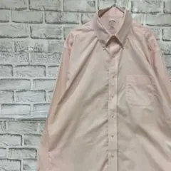 ブルックスブラザーズ長袖シャツ！ピンクL 0312