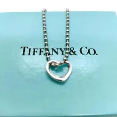 Tiffany オープン ハート ネックレス 22mm シルバー925 - メルカリ