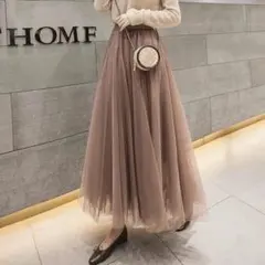 【在庫一掃セール】新品送料無料 スカート プリーツスカートウエストゴム体型カバー