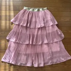 新品⭐️QUEENS COURT スカート フリル ピンク