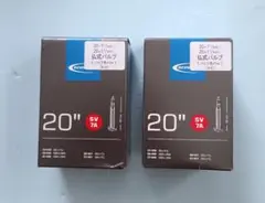 SCHWALBE 20インチ インナーチューブ SV7A 2本セット ミニベロ