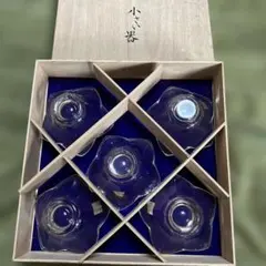 HOYA 小さい器　ガラス食器　小鉢クリスタルガラス 小皿　花 和食器 洋食器のサムネイル