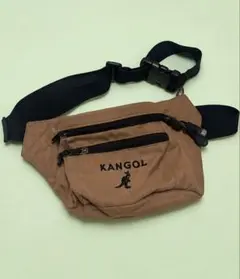 最終値下げ！KANGOL ボディバッグ ブラウン