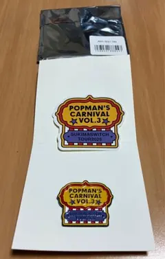 スキマスイッチ ピンバッジ＆ステッカー