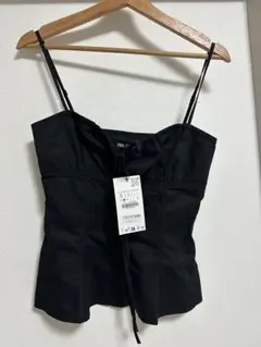 ZARA ブラック ビスチェ Sサイズ
