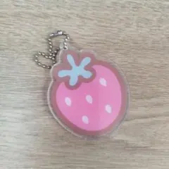 サンリオ　いちご　アクリルキーホルダー