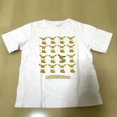 GU ポケモン　イーブイ　Tシャツ　薄ピンク　140cm