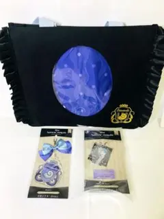 【フロイド】ツイステ 窓付きバッグ リボンチャーム アクリルスタンドチャーム