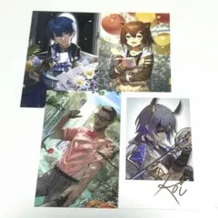 にじさんじ　チェキ風カード　小柳ロウ　箔押し　ノスタルジアコレクション　他