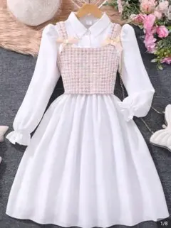 【美品】SHEIN　ワンピース　キッズ　9Y【130.140】