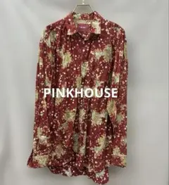 T797⚪︎ PINK HOUSE 花柄 長袖シャツ メンズのサムネイル